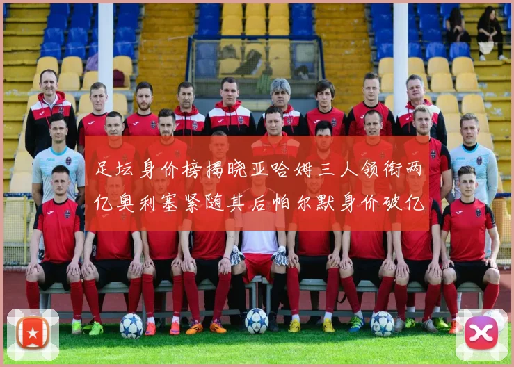 足坛身价榜揭晓亚哈姆三人领衔两亿奥利塞紧随其后帕尔默身价破亿